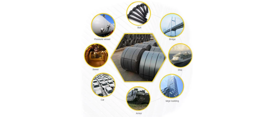 High Quality Hot Rolled Steel Coil /CRC and HRC Sheet Ms Coil/SPCC Cold Rolled Zinc Coated Galvanized Steel Coil Ss400 Q235 Q345 Hot Rolled Carbon Steel Coil